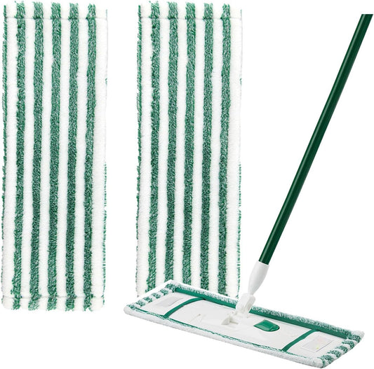 2 Pack Replacent Mop Refills Compatible with Libman Wet & Dry Microfiber Mop,Reusable Washable Microfiber Cloth Mop Head Pads for Wet and Dry Use (Set of 2)