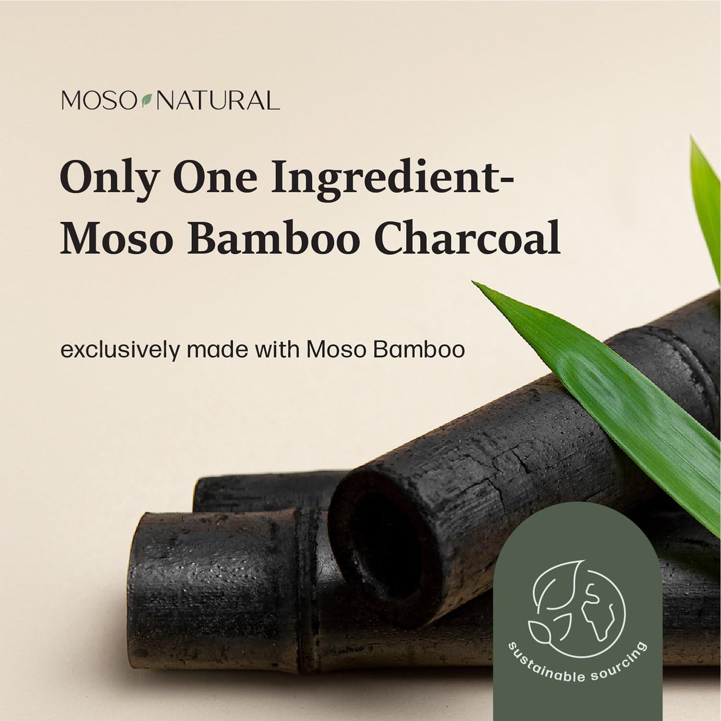 Moso Natural Air Purifying Bag 600g, Premium Bamboo Charcoal Odor Absorber, Room Deodorizer for Large Spaces, Bedroom, Kitchen, Basement, Pet Odor Eliminator for Home, 21oz Charcoal Bags