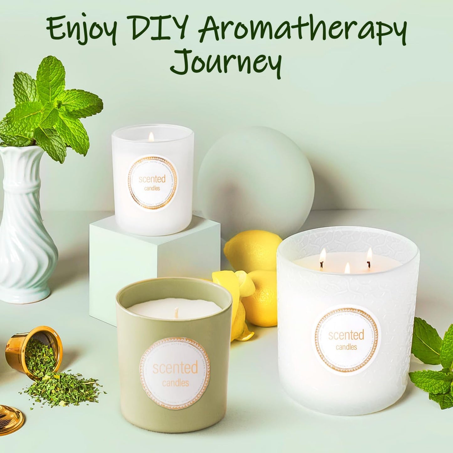 UNOTENA Soy Wax Flakes for Candle Making, Natural Candle Wax, Farm-Sourced, No Additives, Safe and Pure, 10LB