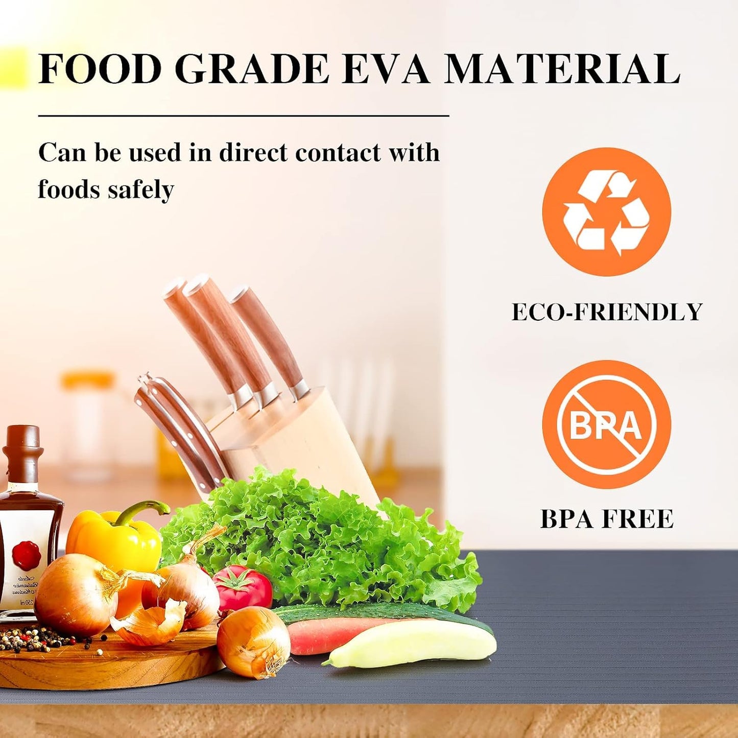 Shelf Liners for Kitchen Cabinets, 20Inch x 20Ft, Non Adhesive Shelf Liner, Non-Slip Kitchen Drawer Liners, Waterproof Durable Cabinet Liners for Shelves, Refrigerator, Pantry, Dark Gray