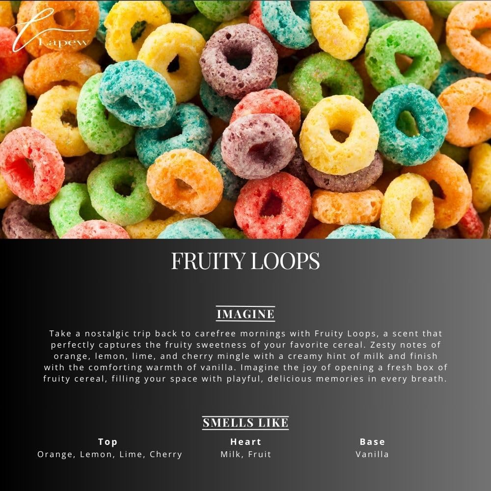 Fruity Loops Carpet Freshener Powder: Powerful Odor Eliminator for Home, Upholstery Deodorizer, Carpet Deodorizer, Pet Urine, Cat Litter Box - Fruity Loops Fragrance.