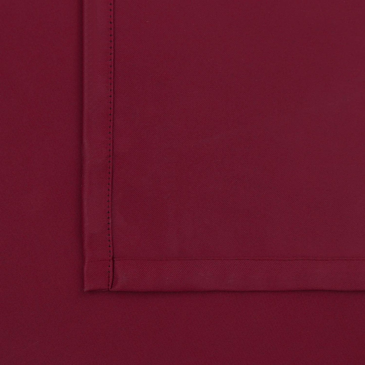 BGment Burgundy Blackout Curtains 54 Inch Long for Bedroom - Rod Pocket Thermal Insulated Room Darkening Window Drapes for Basement Kitchen Bathroom Cafe, 42 x 54 Inch, 2 Panels