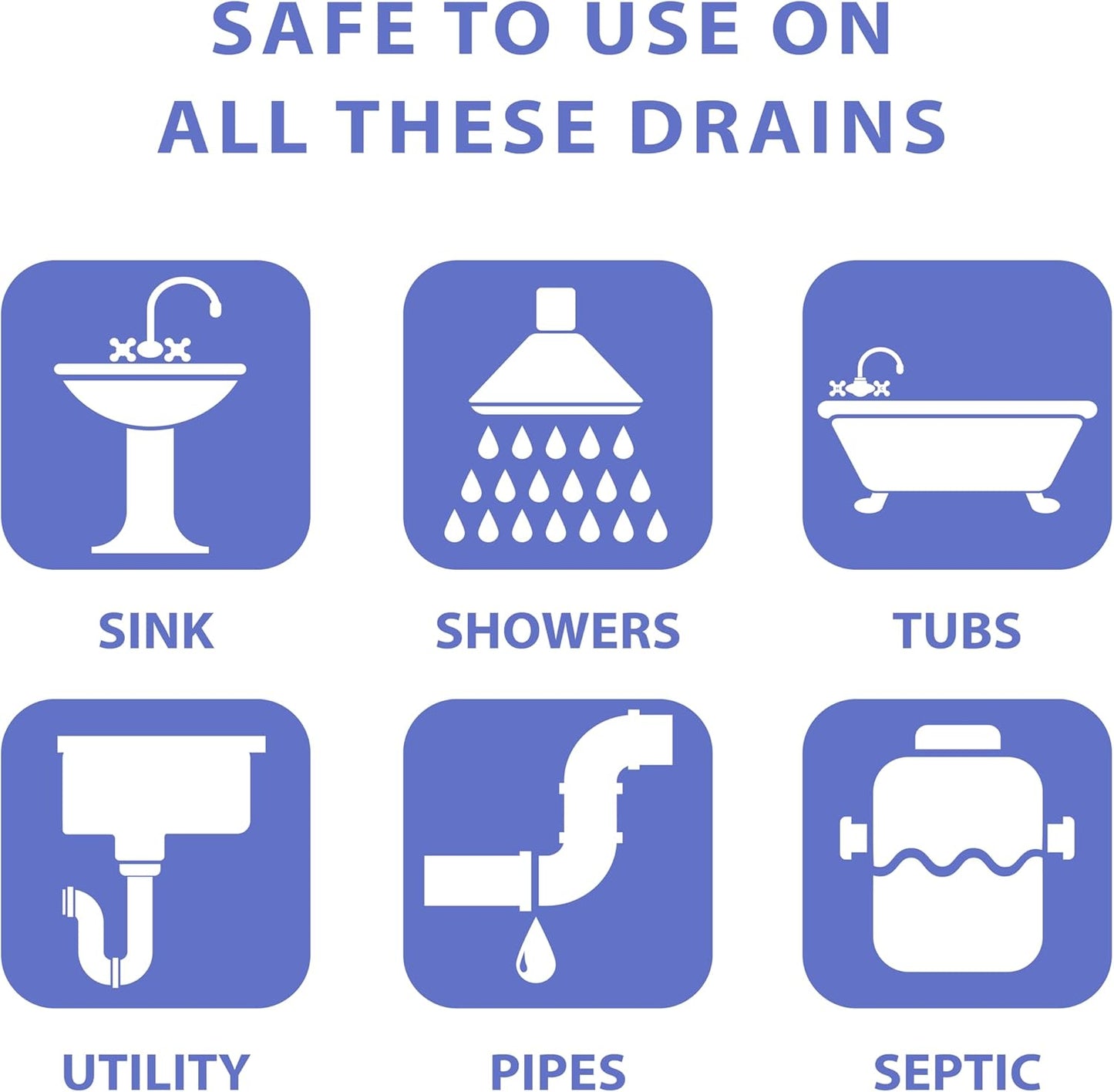 SANI 360° Sani Sticks Drain Cleaner and Deodorizer, 24 Count, Lavender Scent Enzyme Pipe Cleaners, Eliminate Odors, Prevent Clogged Drains, Safe for Sinks, Bathtub Drains, Septic Tanks