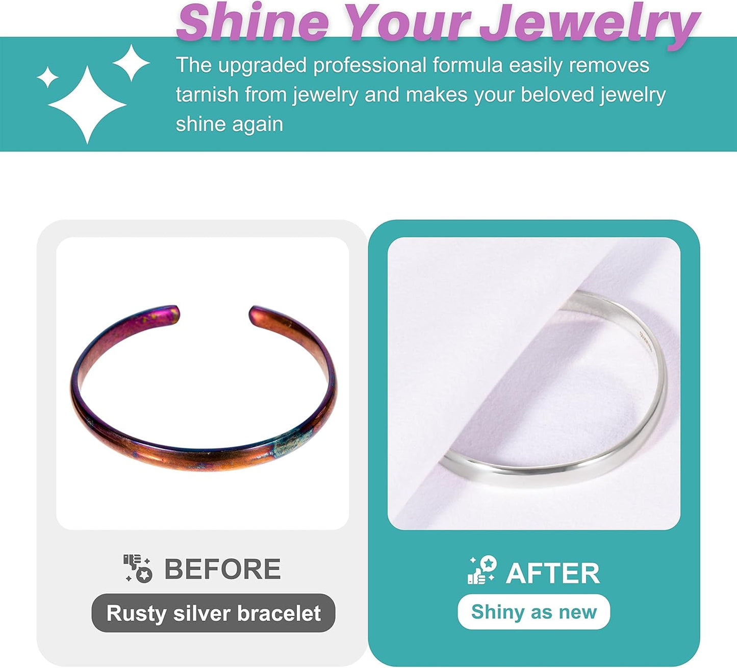 CATIFLIN 3PCS Sea Blue Silver Polishing Cloths, 10"x12" Jewelry Cleaning Cloths for Gold, Silver, Platinum, Watch, Coin, Tarnish Remover, Reusable & Streak for Jewelry Lovers