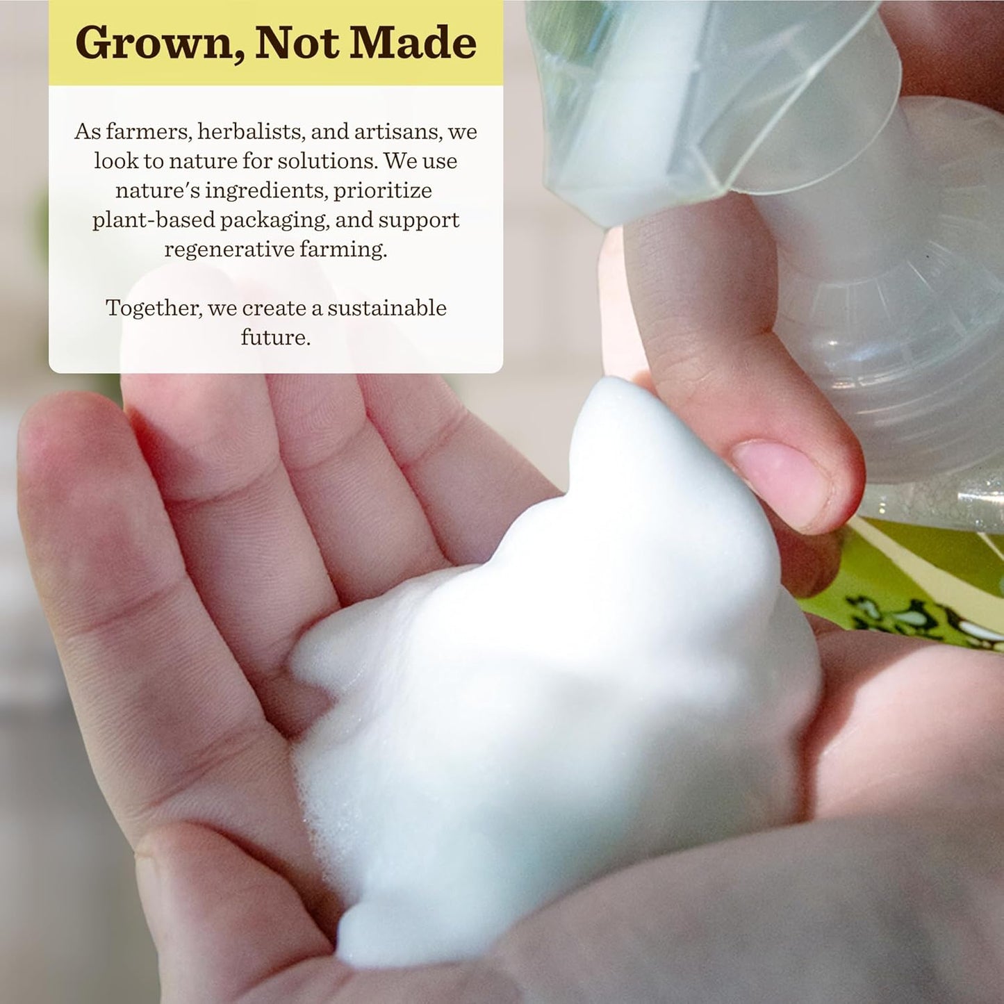 Moon Valley Herbal Foaming Hand Soap, Lemon Rosemary Two Pack, Vegan, Recyclable Bottle