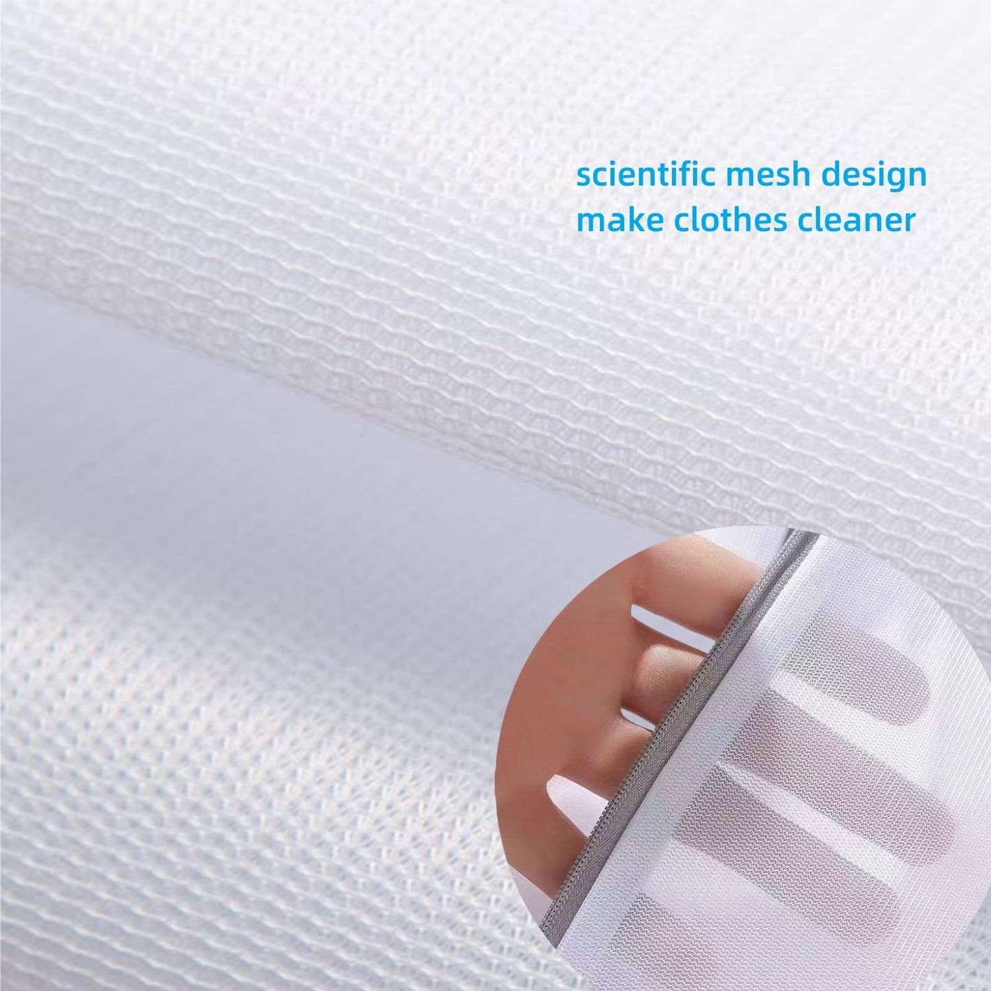 6 Pcs Lingerie Bags for Washing Delicates(2L 2M 2S) Mesh Laundry Bags for Lingerie Socks Garment Underwear Baby Clothes Bra for Washing Machine