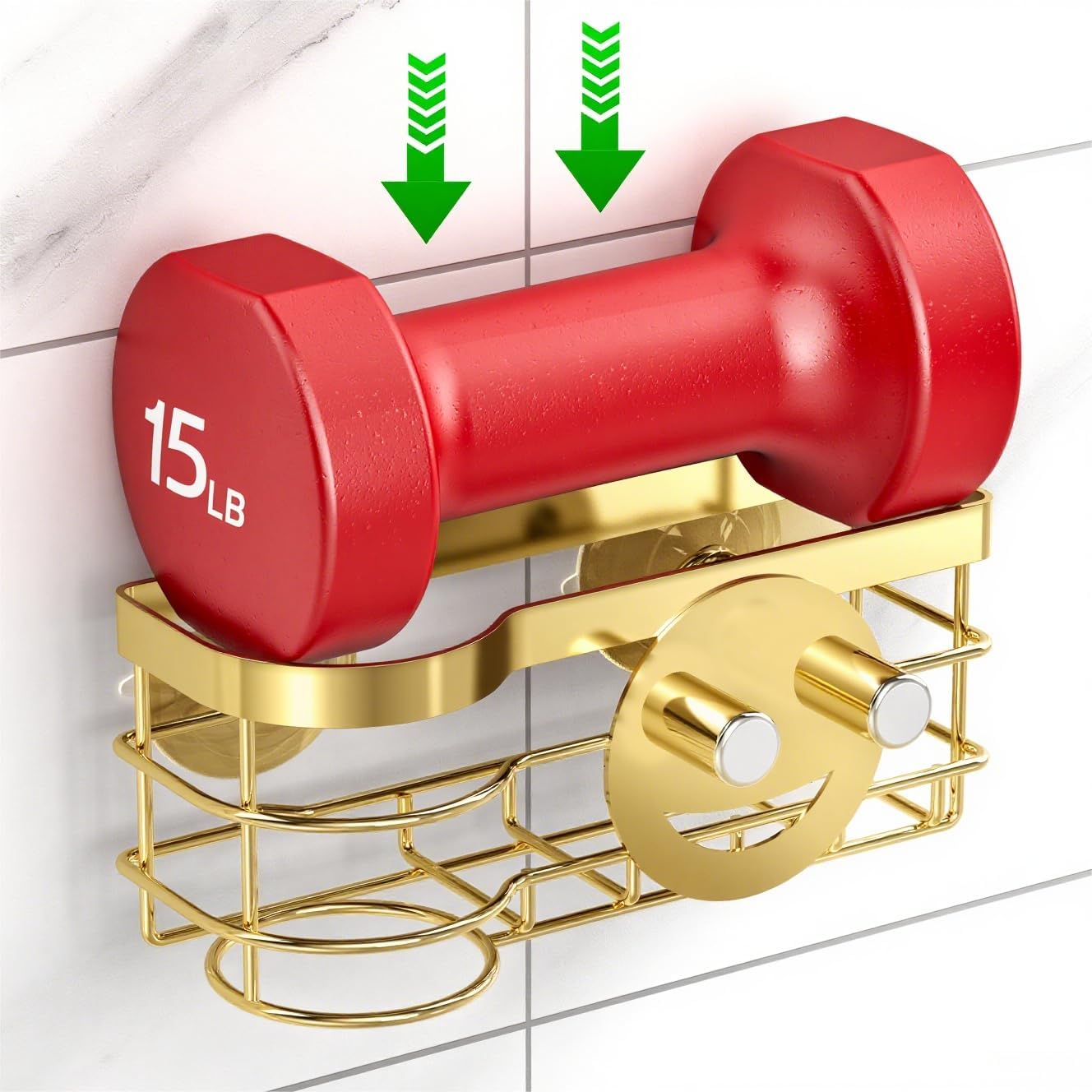 Cisily Gold Smiley Sponge Holder for Kitchen Sink Caddy, Stainless Steel Movable Brush Holder Dish Cloth Hanger, Suction Cup Sink Organizer Scrubbe