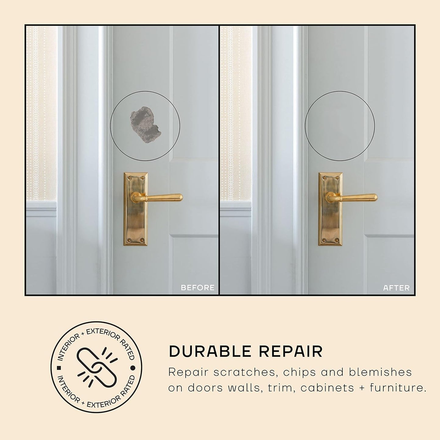 soto White Paint Touch Up, Multi-Surface, Matte Finish (No. 04 White Haze) — 10 Milliliters of Scratch Repair for Furniture, Walls, Cabinets, Trim, Doors, Indoor/Outdoor