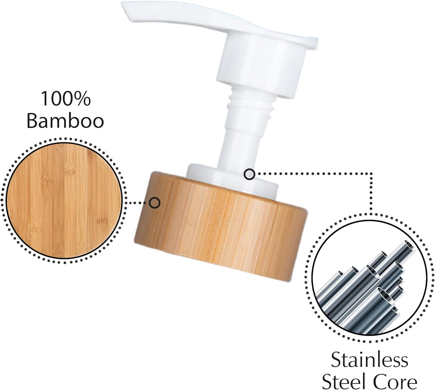 Emerson Glass Soap Dispenser Set - Kitchen & Bathroom, 16 Oz, 2 Pack