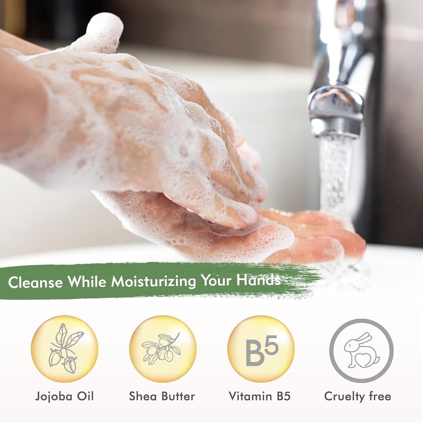 ROMIIE ZOI Liquid Hand Soap Refills Gift Set – Cucumber & Melon Scent – 3 x 26 Fl Oz Bottles – Plant-Based, Non-Toxic, Eco-Friendly & Moisturizing Formula – for Bathroom, Kitchen & Home Gifting