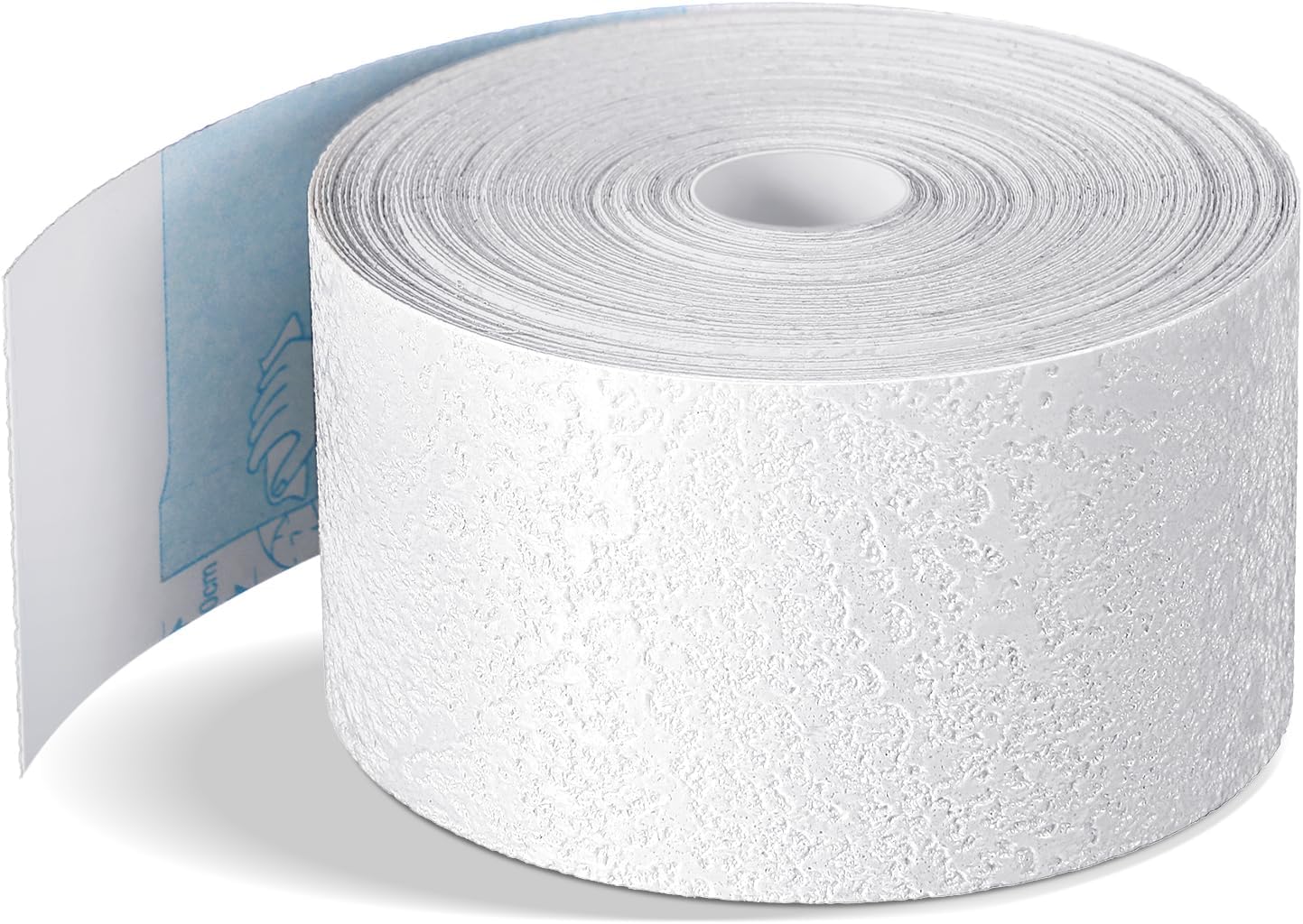 Self Adhesive Crack Tape 1.5'' x 32' Textured Roll - Paintable for Walls, Diatom Mud Finish Texture for Drywall Repair