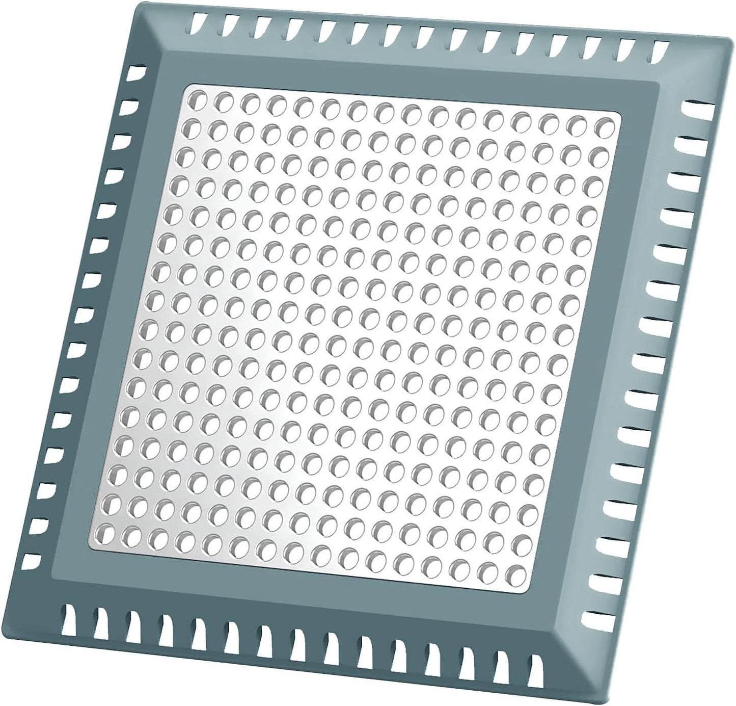 Hair Catcher/Drain Strainer/Shower Drain Cover for Bathroom Floor Drain, Stainless Steel and Silicone (Patented Product)