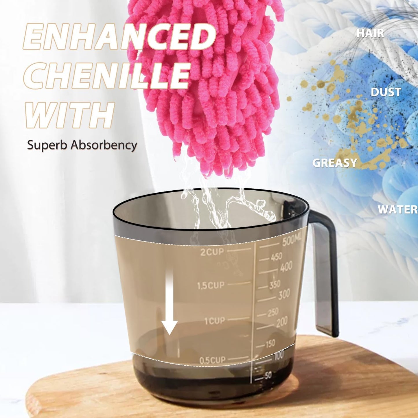 8 Pcs Mop Slippers Socks Floor Cleaning,Microfiber Shoe Covers dust Washable Reusable for Woman Man House Kitchen (Rose)