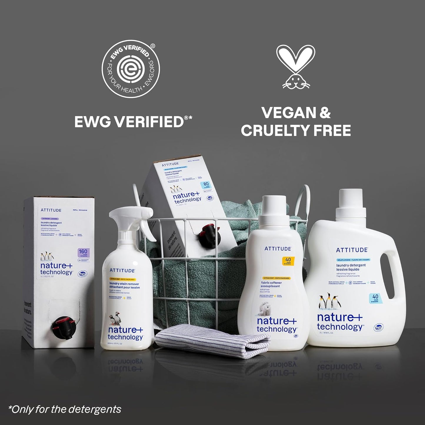 ATTITUDE Liquid Fabric Softener, Plant-Based & Vegan, HE Compatible, Naturally Derived, Wildflowers Scent, 80 Loads, 67.6 Fl Oz