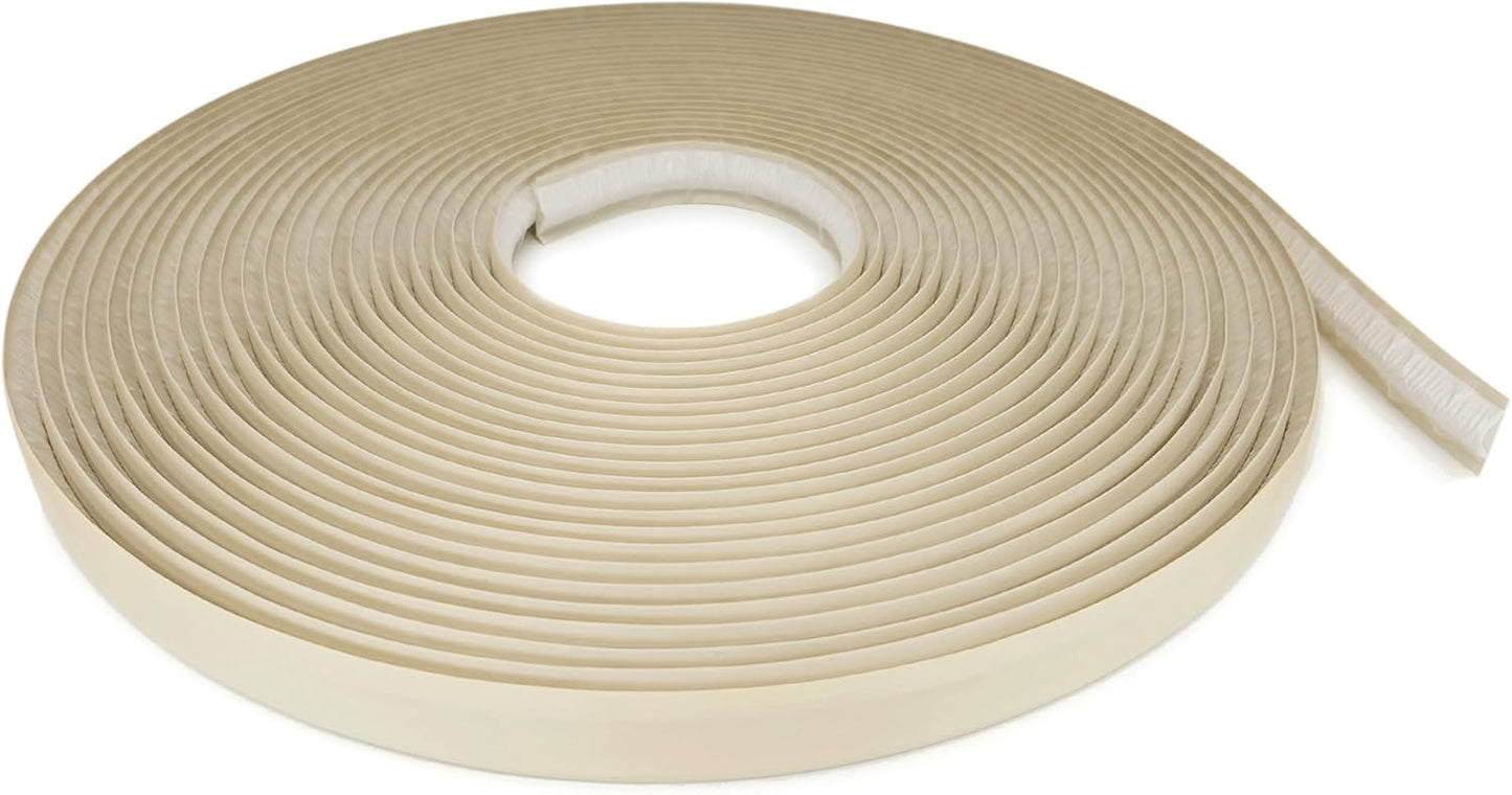InstaTrim The Original Flexible Trim - 50ft Ivory 3/4" Wide Caulk Tape - Adhesive Trim with Many Uses Including Caulking for Bathtubs, Sinks, Counters, Tile, Floors - Made in USA
