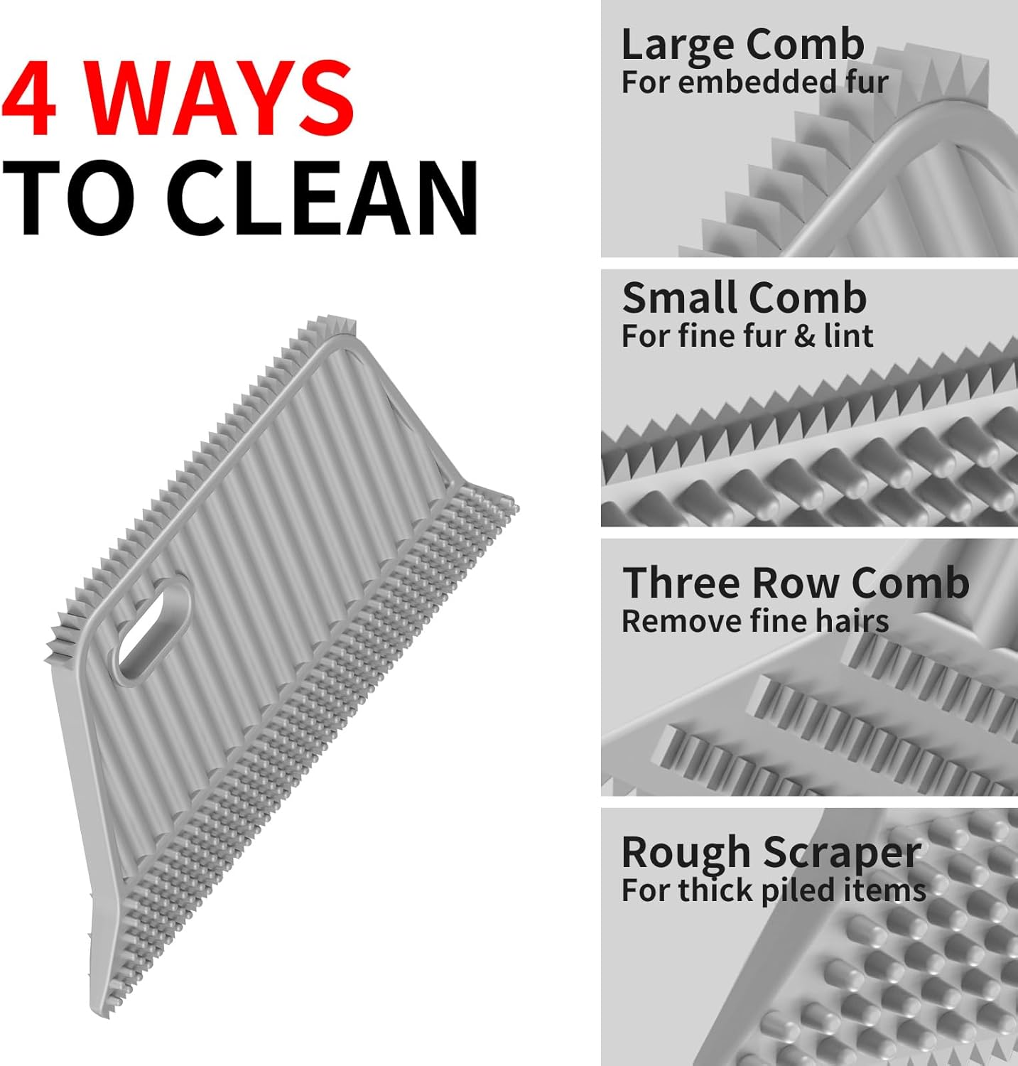 Pet Hair Remover 3-Pack,Dog Cat Hair Remover,Lint Shaver Cleaner Pro,Fur Removal Tool,Portable Carpet Scraper,Fuzz Rollers Hairball Brush for Carpets,Clothes,Car Mats,Couch,Pet Bed,Furniture