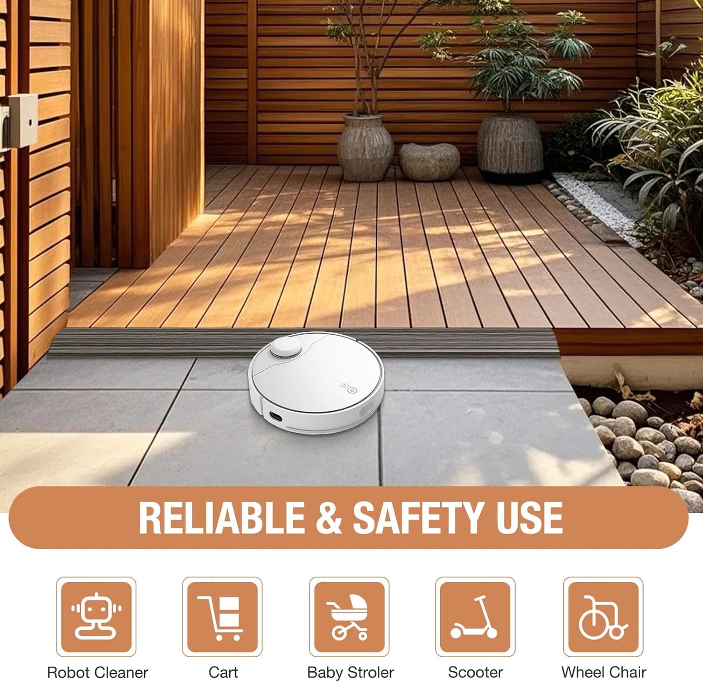 Floor Transition Strip Self Adhesive Vinyl Door Threshold for Doorways Carpet Edging Trim Overlap Edge Reducer for Laminate Floor, Carpet, Tile (Grayish Brown Wood Grain, 3/5" to 4/5", 10Ft)