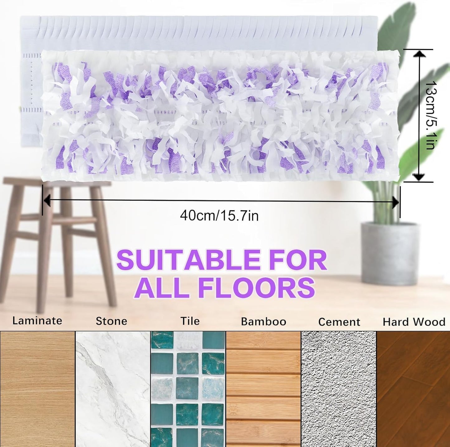 30 Pack Power Mop Refills Pad for Swiffer Power Mop, Disposable Spray Wet Pad Refills for Swiffer Power mop Multi-Surface &Wood Mopping Pad Refills