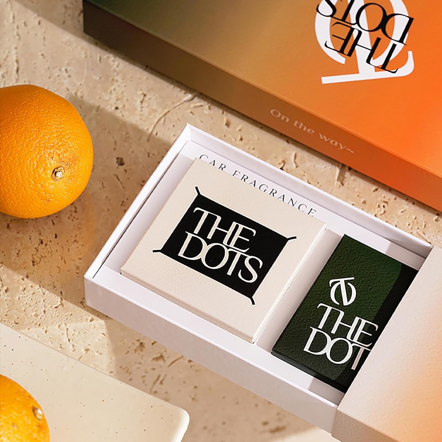 THEDOTS Series Frosted Ebony Car Vent Clip, Fabric Sachet Air Freshener, 30 Days Long-Lasting for Car Interior Decor, Non-Toxic (1 Pack)