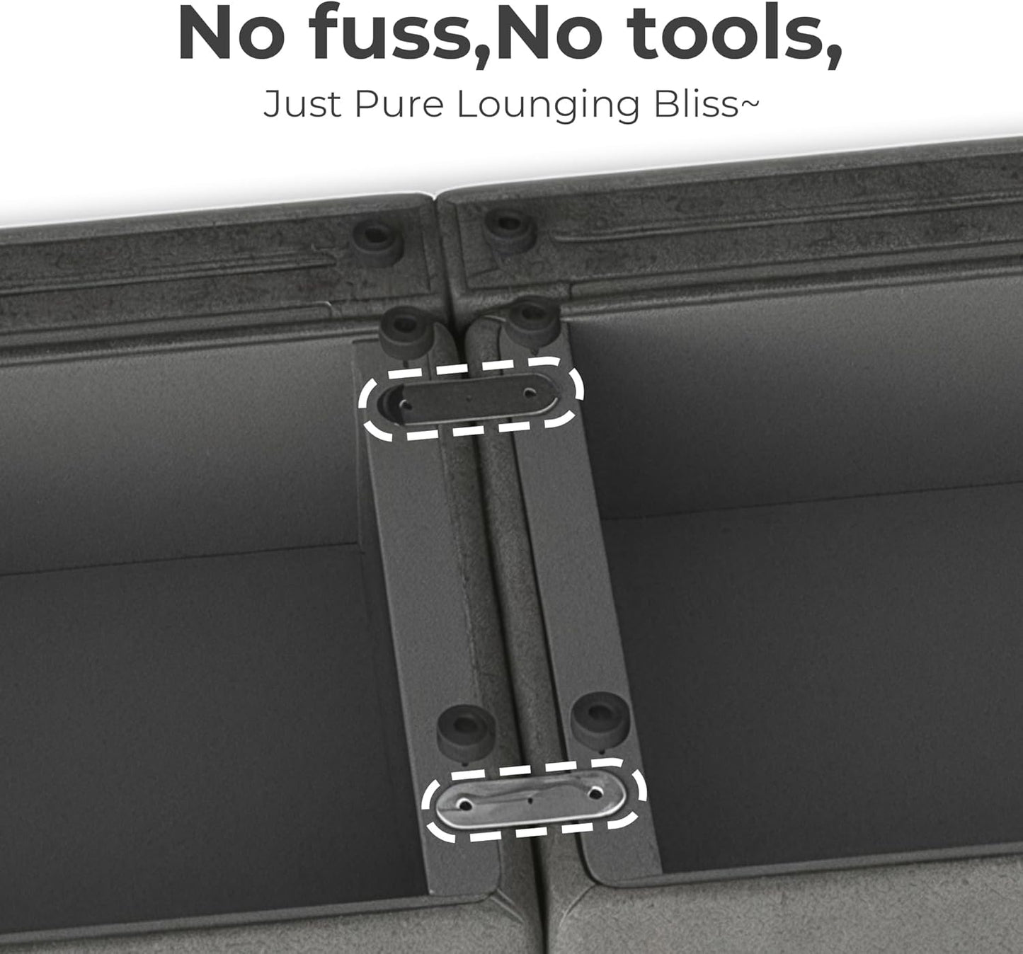 CHITA Modular Sectional Sofa, FSC Certified L Shaped Couch with Reversible Chaise, Modular Sectional Couch for Samll Space,78 Inch Width, 3 Seat Modular Sofa with Storage Ottoman, Blue