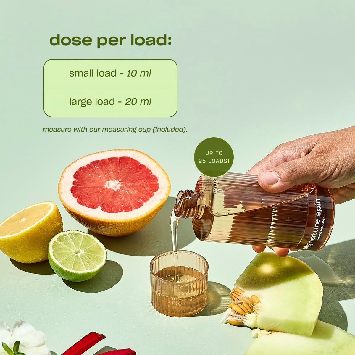 Snif Signature Spin Scent Booster, Classic, Clean and Crisp Scent, 25 Loads, Non-Irritating to Skin, Clean, Non-Toxic, Vegan, Cruelty Free, 8.5oz