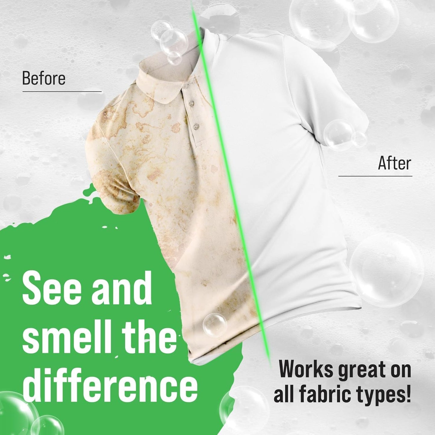 Rockin' Green Classic Rock Laundry Detergent Powder (90 Loads) - All Natural Laundry Detergent - Sensitive Skin Laundry Powder (Unscented)