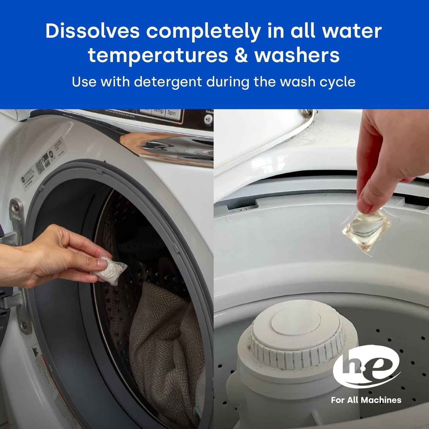 Dropps Laundry Fabric Softener Pods, Crisp Breeze (120 Count) - Fabric Softener Liquid Pods for Fluffy, Soft Fabrics - HE Compatible Mineral Based Ingredients Laundry Supplies