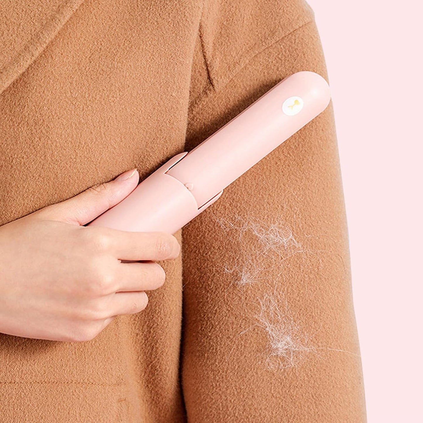 Travel Lint Roller Mini, Cute Bear Resuable Lint Rollers for Pet Hair Extra Sticky, Washable Cat Dog Hair Remover for Cloth, Car, Furniture