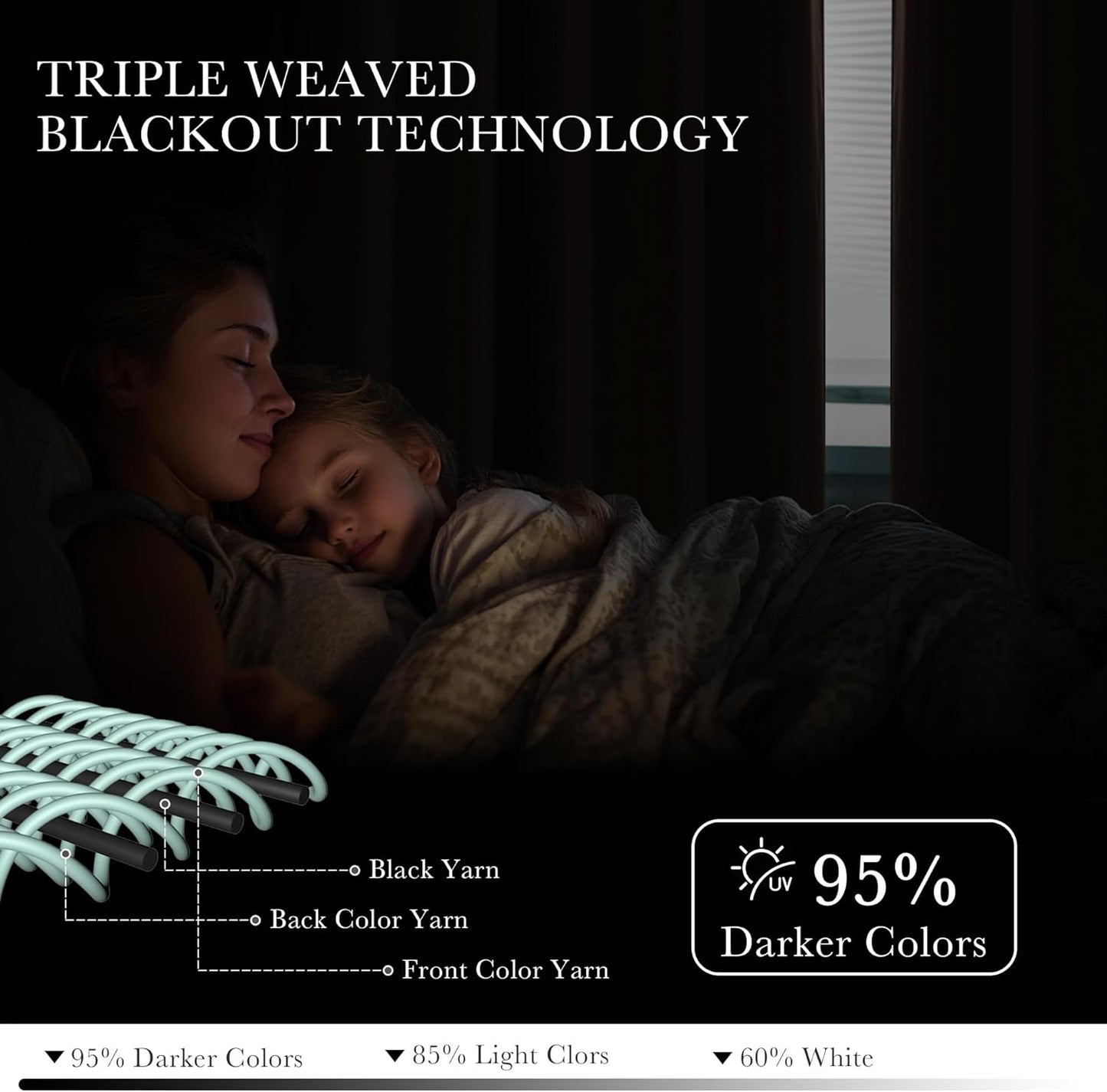 PONY DANCE Black Out Curtains for Bedroom 54 inch Length 2 Panels Set, Thermal Insulated Room Darkening Window Drapes for Living Room, Grommet Top (W34 x L54 Inch, Mocha)