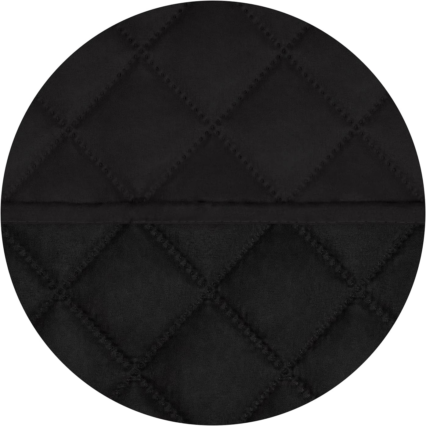 PureFit Reversible Quilted Sofa Cover, Water Resistant Slipcover Furniture Protector, Washable Couch Cover with Non Slip and Elastic Straps for Kids, Pets (Loveseat, Black/Black)