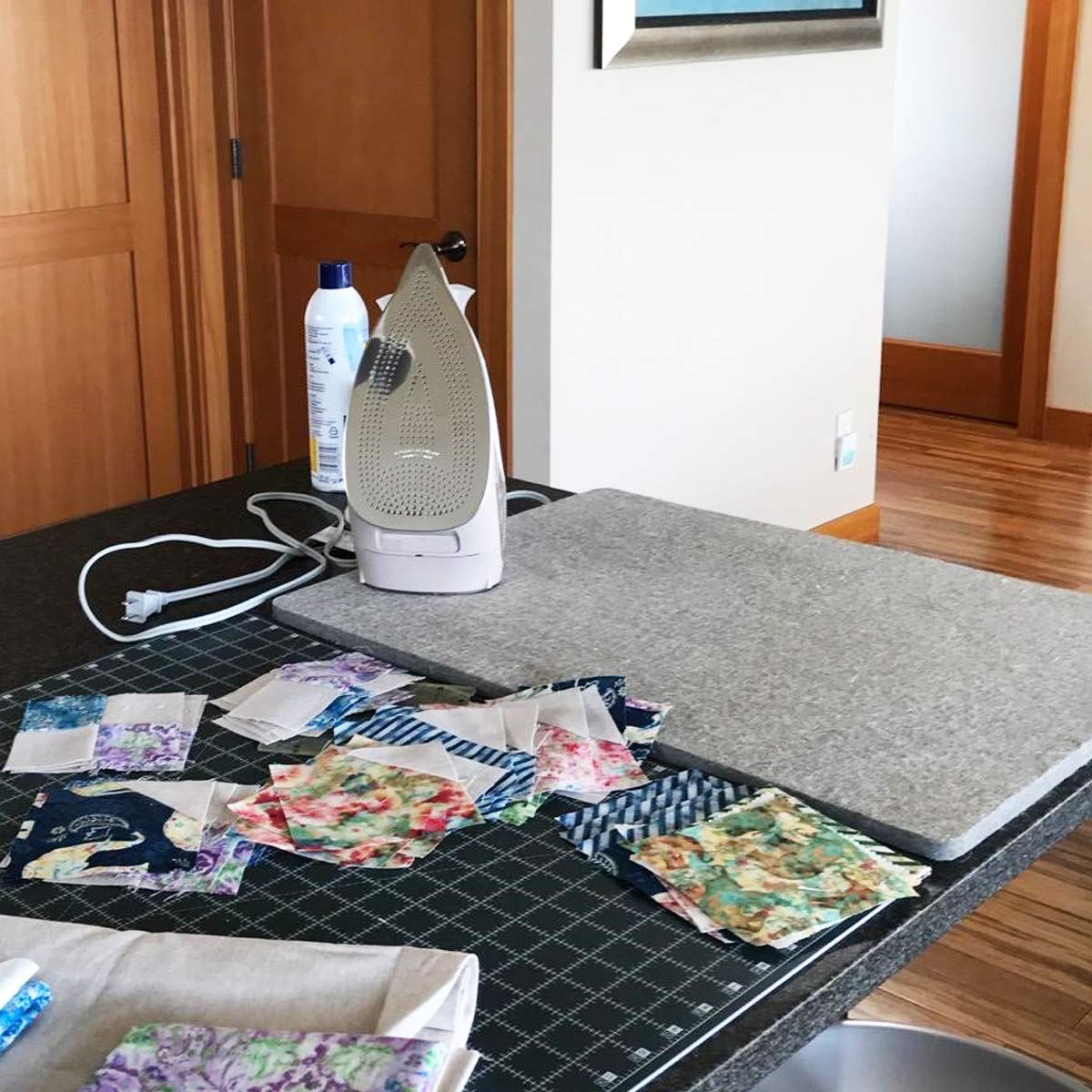 Wool Pressing Mat for Quilting 17”x24” - 100% Wool Heat Press Pad for Quilters Ironing