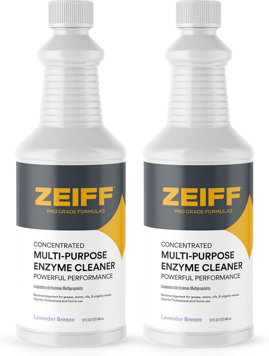 Pro-Grade Multi-Purpose Probiotic Enzyme Cleaner - Pet Stain and Odor Remover, Drain Cleaner - Powerful Cleaning & Odor Eliminating Formula For Professional & Home Surfaces - 32 Ounce