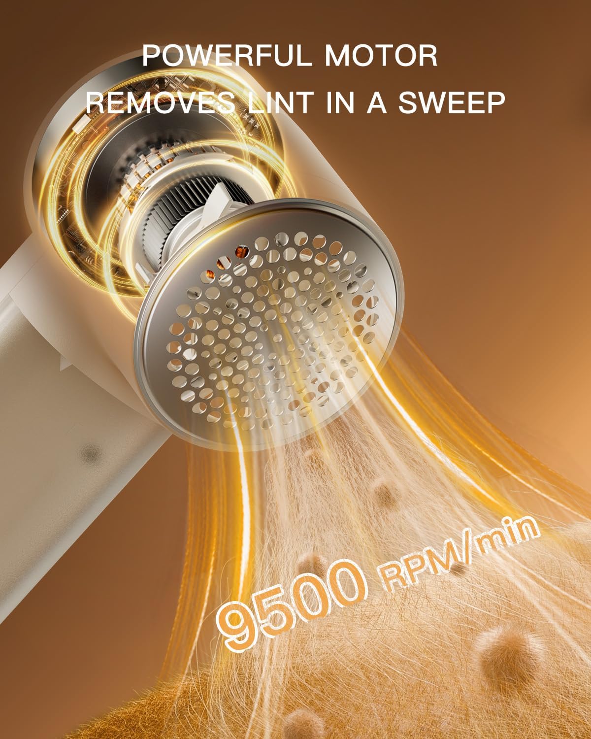 Electric Lint Remover and Fabric Shaver, Rechargeable Clothes Shaver for Sweater Furniture Couch, 3-Speed Pill Remover Defuzzer to Remove Fuzz Pilling from Blanket Jacket