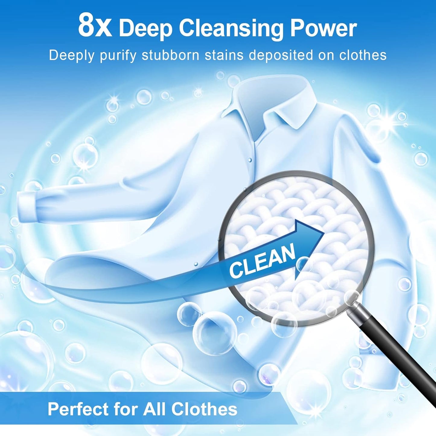 Laundry Detergent Sheets, Up To 128 Loads Hypoallergenic Eco-Friendly Unscented Biodegradable Plastic Free Liquidless Sheets Suitable for Sensitive Skin