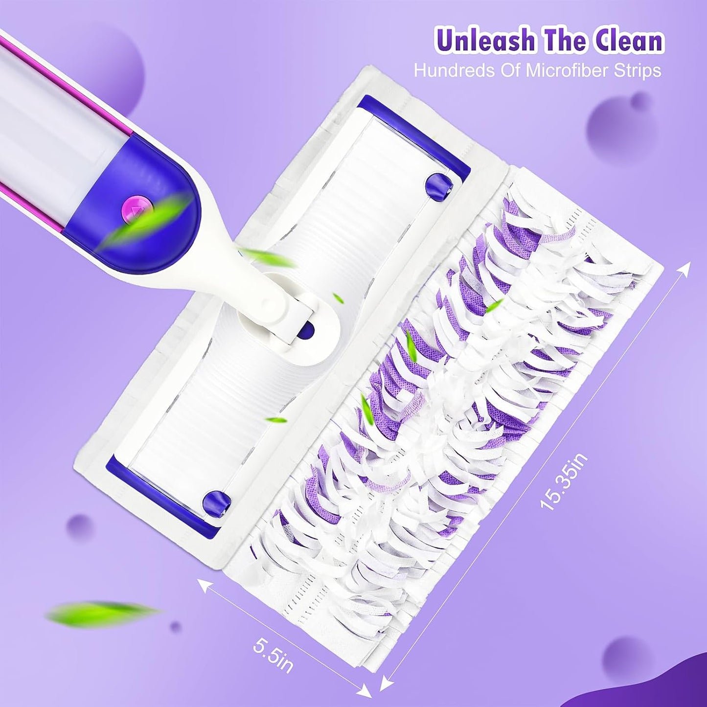 18 Count Disposable mop Pads Refills for Swiffer PowerMop Multi-Surface Mop and PowerMop Wood Mop, Replacement Pads Use for Floor Cleaning