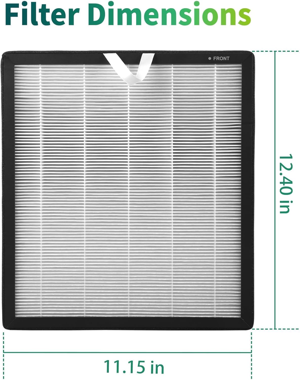 Vital 100S HEPA Air Purifier Filter Replacement, Compatible with LEVOIT Vital 100S and Vital 100S-P Air Purifier, Vital 100S-RF, LRF-V102-WUS, 2-in-1 High-Efficiency Activated Carbon, 2 Pack