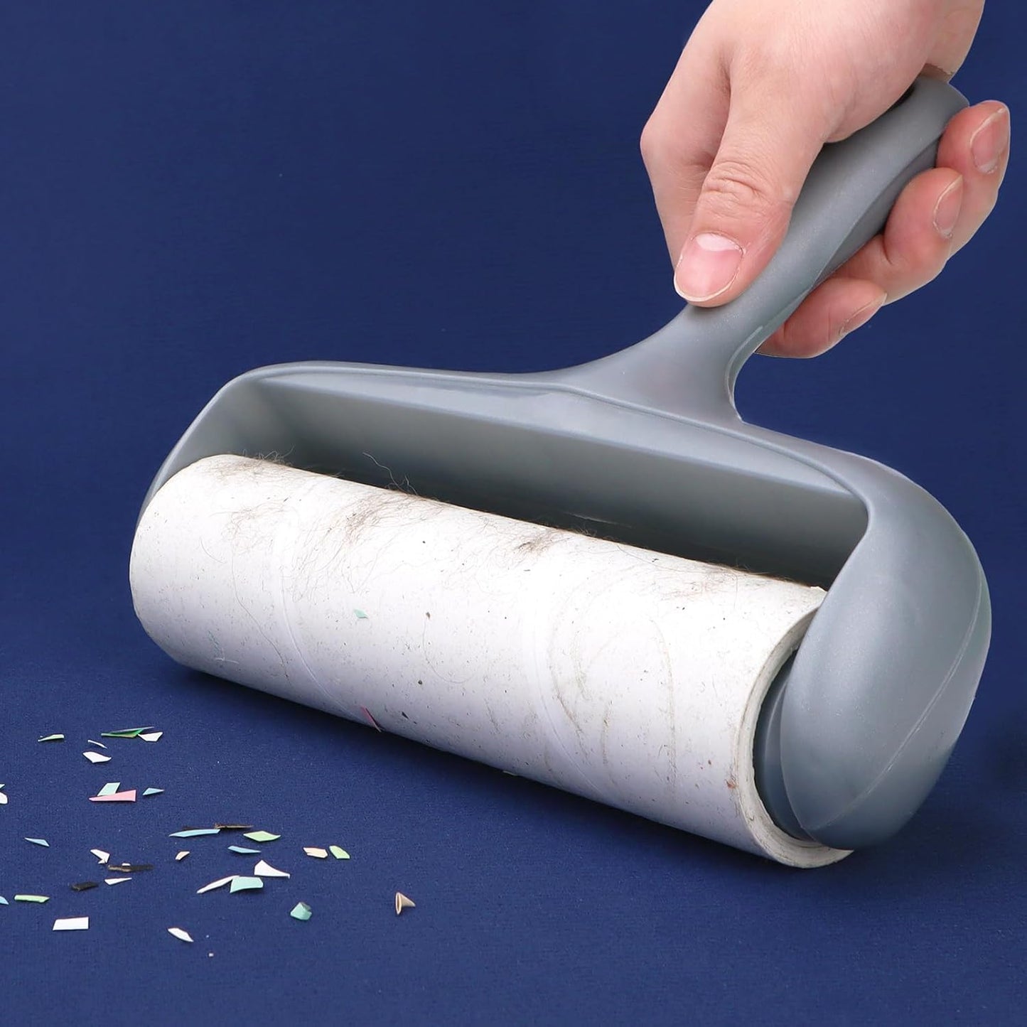 8 inch Large Surface Roller Refills Only for Scotch-Brite Pet Hair Pickup Extra Sticky Large Lint Roller 60 Sheets per Refill Pack of 5 Total 300 Easy-Tear Adhesive Sheets