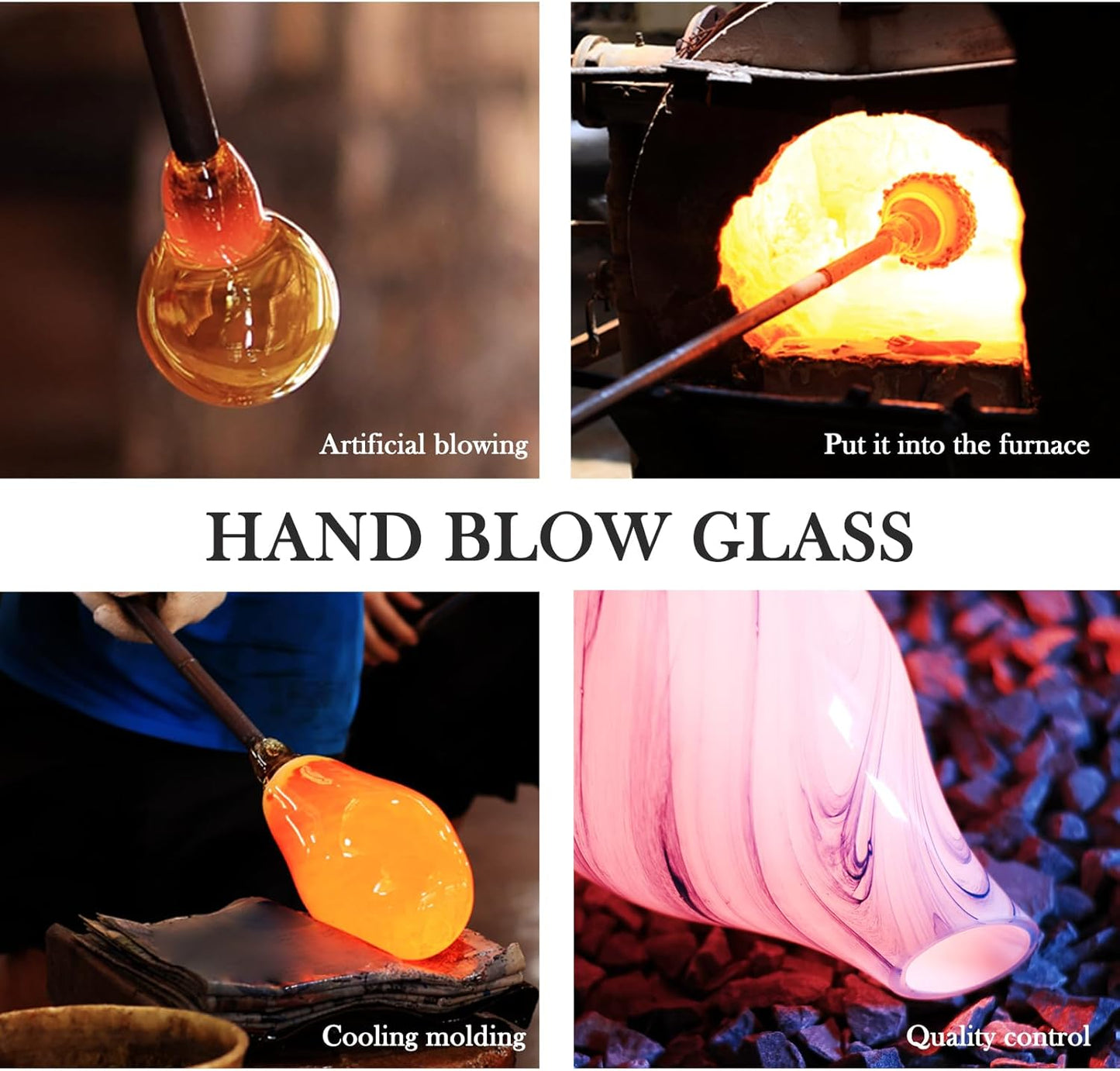 Porseme 150ml Essential Oil Diffuser Glass Color Changing Aroma Air Diffusers Aromatherapy Ultrasonic Cool Mist Humidifier 6 Running Hours Waterless Auto-Off for Sleeping Yoga Office (Mini Blue Ink)