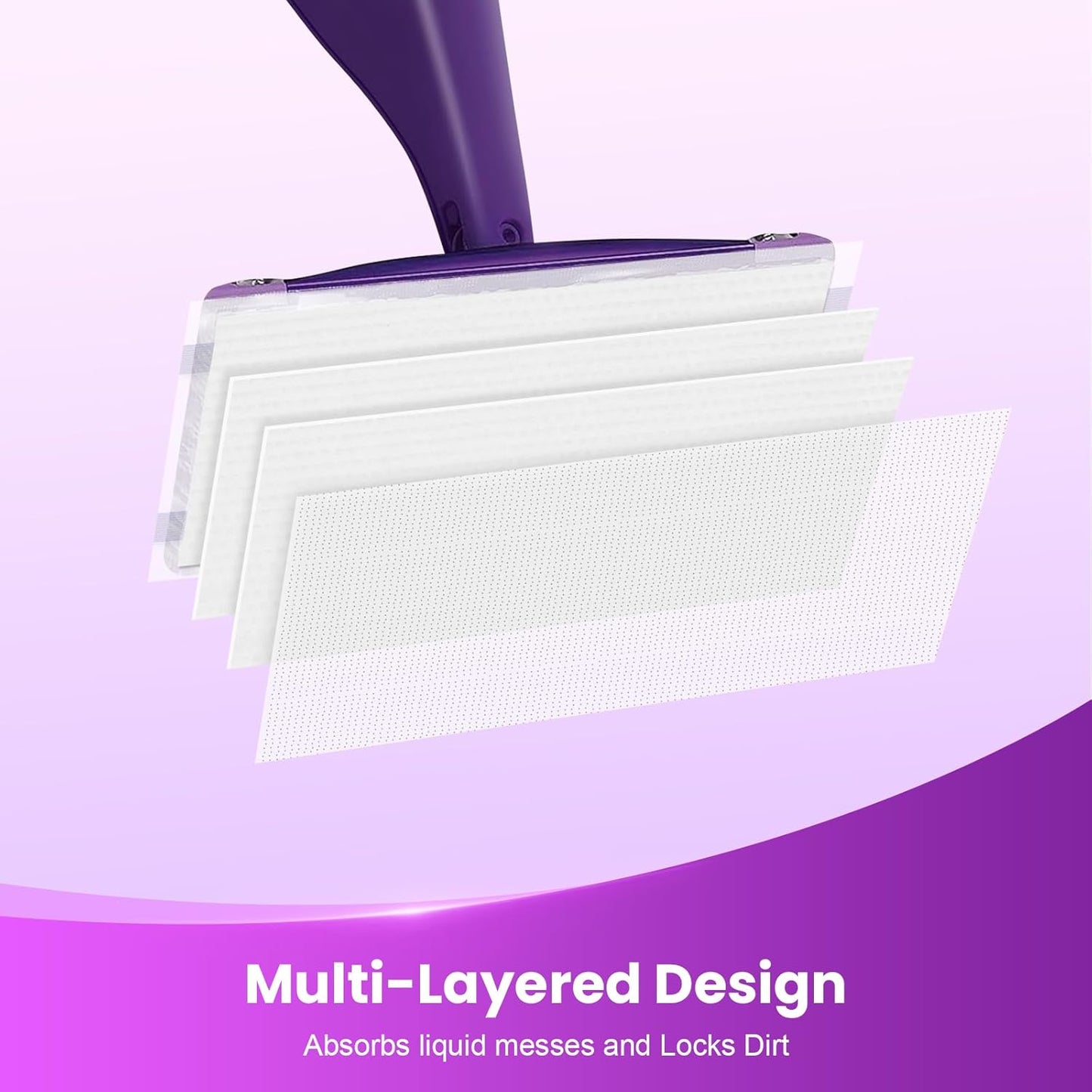 Disposable Wet Pads Refill for Swiffer WetJet Mop,30-Pack Multi-Surface Spray Mop Pad Refills for Floor, Bathroom, Kitchen, Living Room Cleaning, Super Strong Stains Absorption