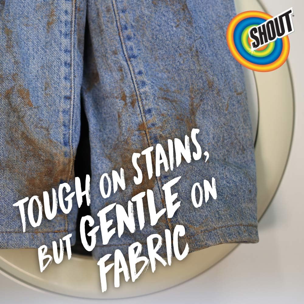 Shout Advanced Laundry Stain Remover Gel for Clothes Laundry, Breaks down stubborn, dried-in, and tough stains - 22oz Spray