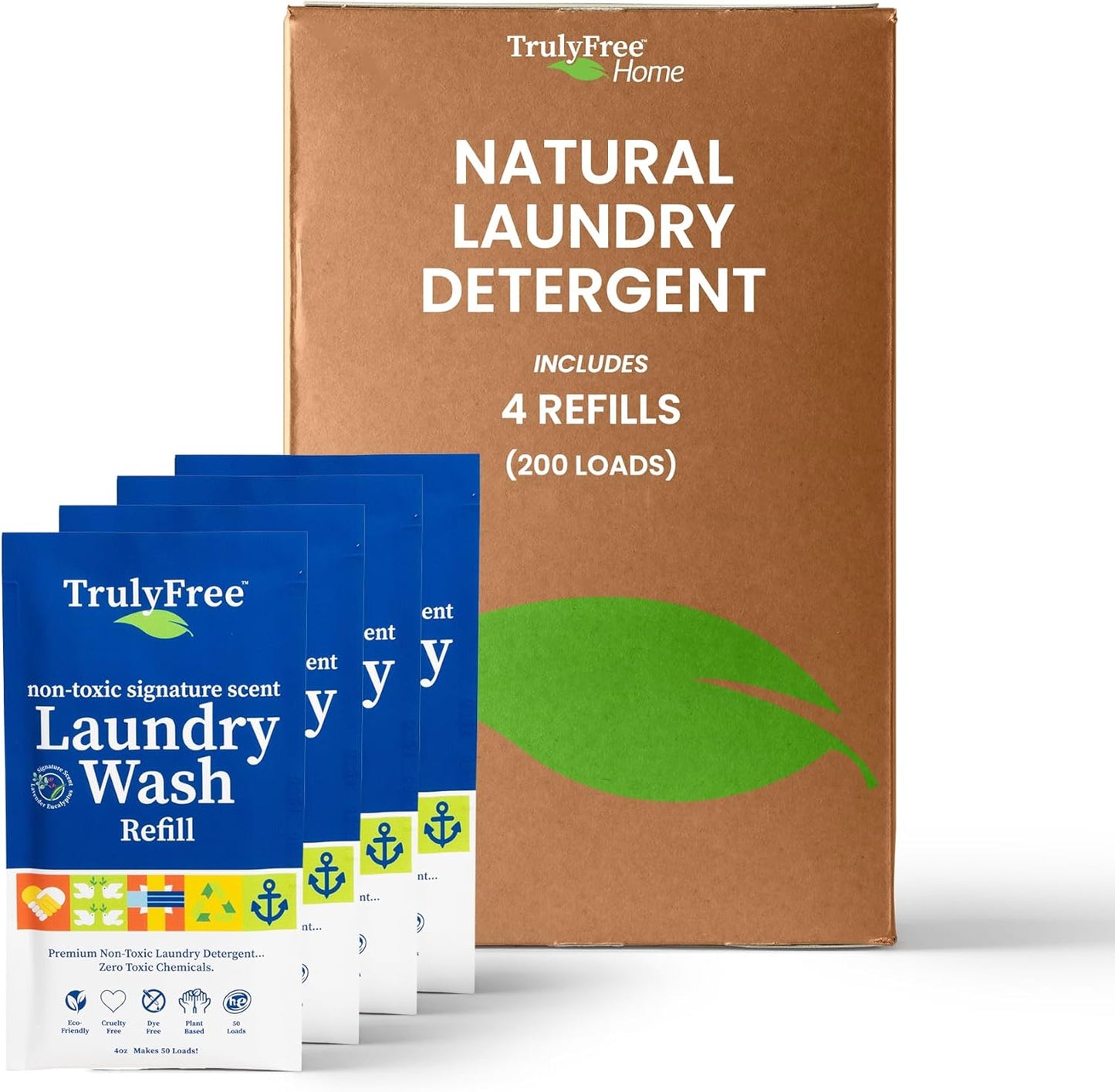 TRULY FREE - Laundry Detergent for Sensitive Skin + Signature Scent Fabric Softener