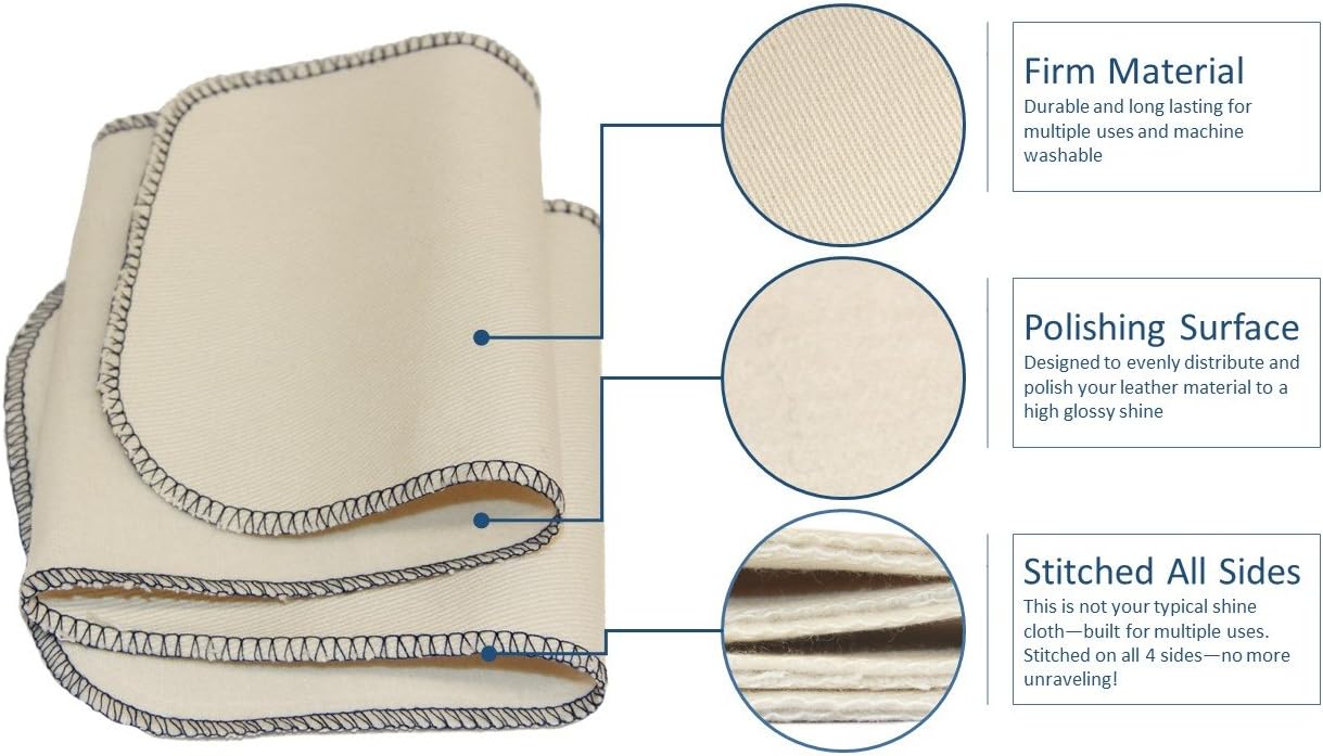 FeetPeople Premium Professional Shine Cloth, 20 Inch x 5 Inch, 1 Cloth