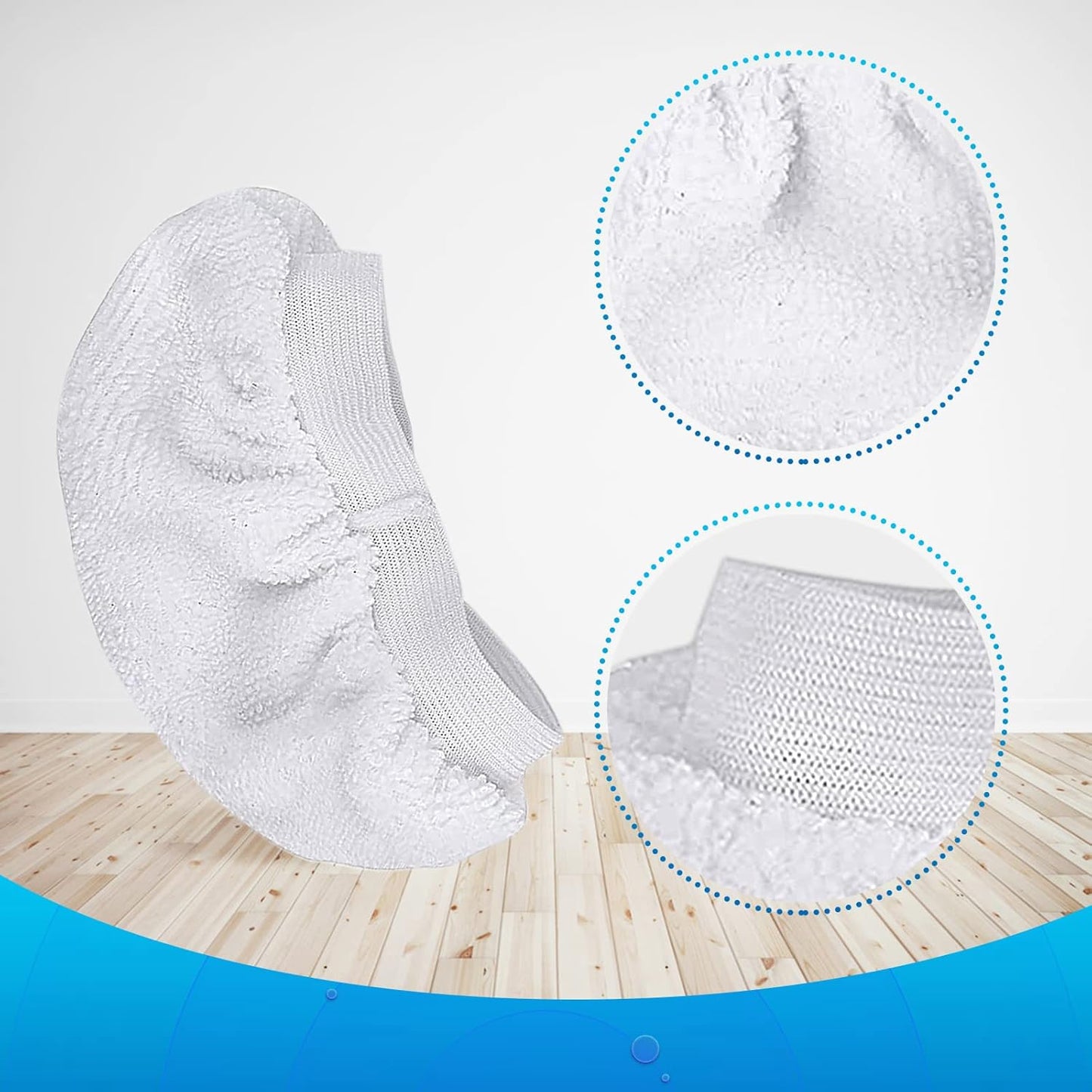 KEEPOW Steam Shot Attachments Compatible with Bissell SteamShot Hard Surface Steam Cleaner 39N7V 39N7A 2994B, Replacement Parts Accessories (8 Pack)