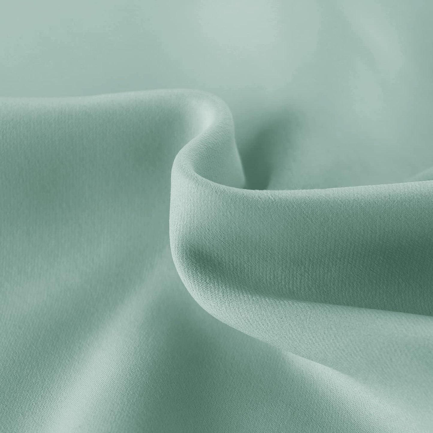 DWCN French Door Curtains – Rod Pocket Thermal Blackout Curtain for Doors with Glass Window, Kitchen and Patio Doors for Privacy, 36 X 72 Inches Long, 1 Curtain Panel with Tieback, Light Sage