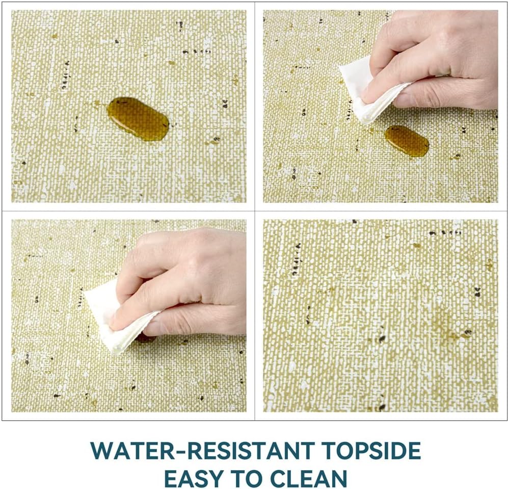 Shelf Liner 20 x 72 Inch 2 Rolls Shelf Liner Non Adhesive, Drawer Liner Non Slip Kitchen Mat Waterproof Oil-Proof for Kitchen Cabinet, Shelves, Refrigerator, Storage, Desks, Easy to Trim