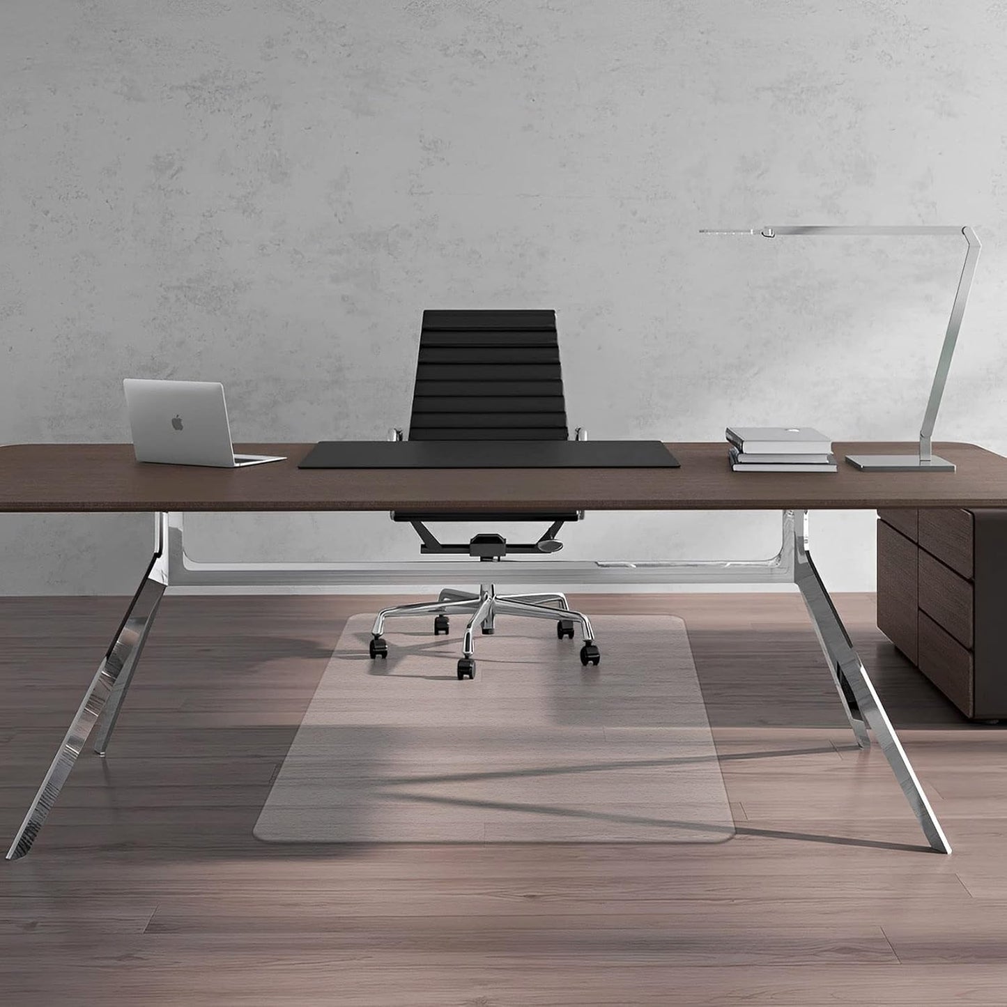 FuturHydro Office Chair Mat for Hardwood Floor, 36" x 48" Clear Computer Chair Mats, Plastic Rolling Chair Mat for Office, Home and Gaming Floors (Rectangle)