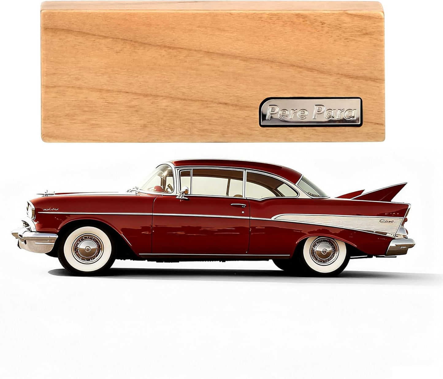 4 Refreshing Scent Bags Wood Car Air Freshener Vent Clip (Burlywood, Sun-Kissed)- Natural Scent Diffuser for Car, Truck & SUV Premium Essential Oil Starter Kit Gift for Men & Women