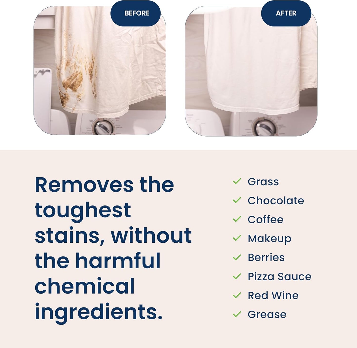 Truly Free OxyBoost - Oxygen Stain Remover Powder for Laundry | Color Safe Stain Remover for Clothes | Chlorine-Free Whitener for Whites & Colors | Oxy Cleaner with Sodium Percarbonate (12.5oz)