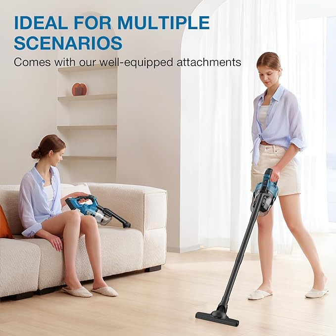 Cordless Vacuum Cleaner for Makita 18V LXT Battery, Handheld Vacuum Cleaner for Home Car Hardwood Floor Carpet, Portable Shop Vacuum with Washable HEPA Filter(Tool Only)