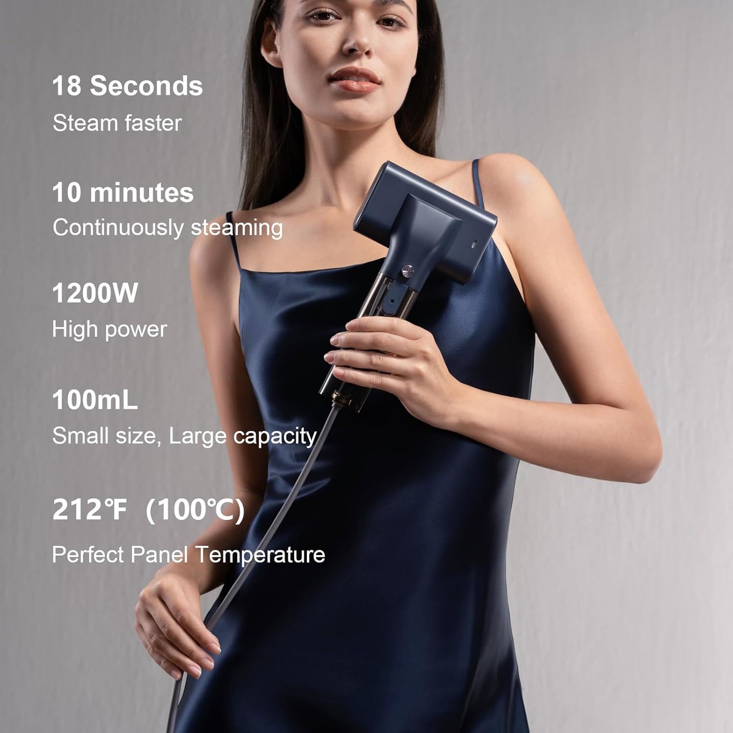 G10 Steamer for Clothes,Travel Steamer and Portable Iron, Handheld Garment Steamer, 0.9 lbs,1200W Mini Steam Iron for Travel and Home (Only for 120V)